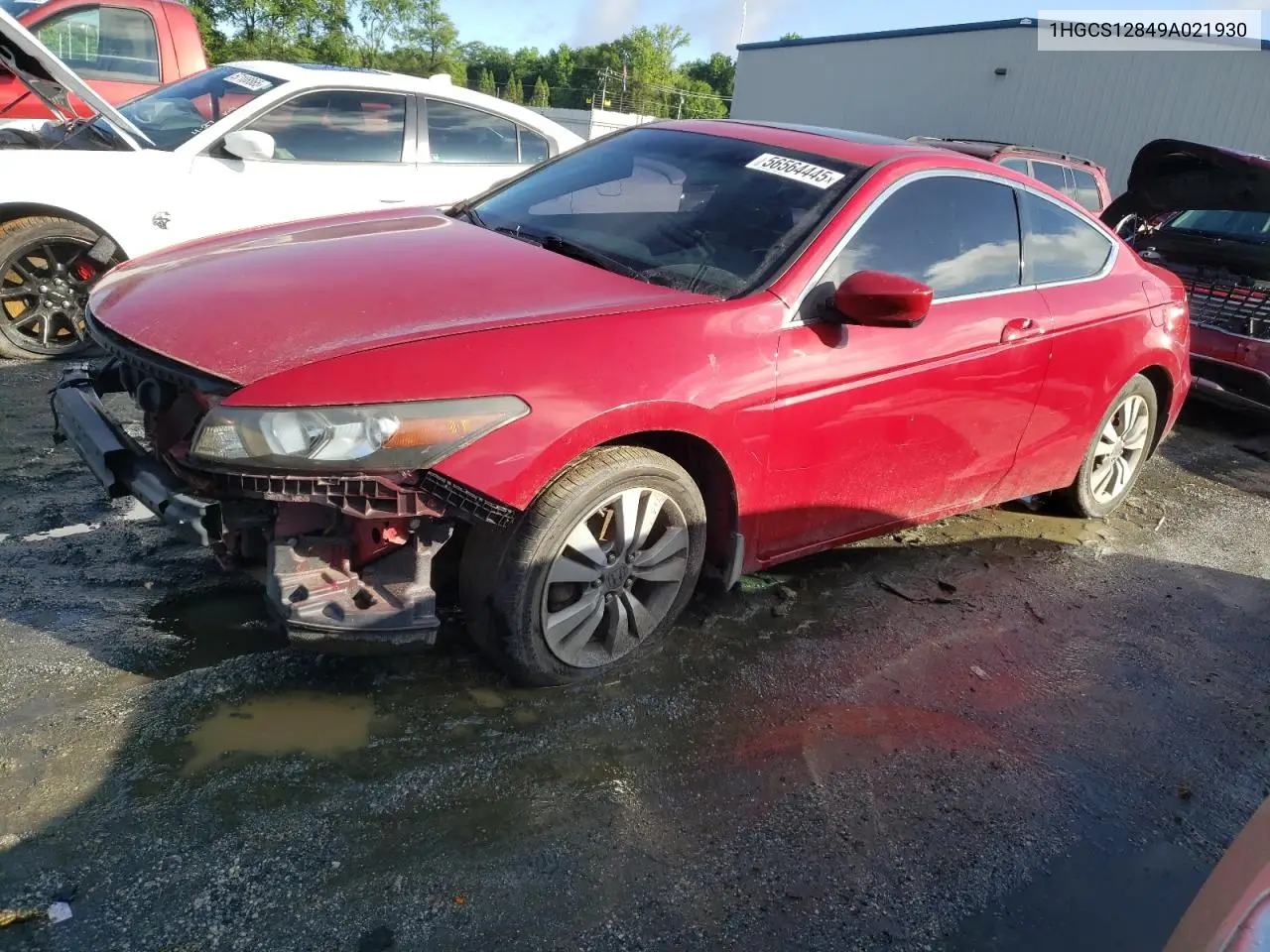 2009 Honda Accord Exl VIN: 1HGCS12849A021930 Lot: 56564445
