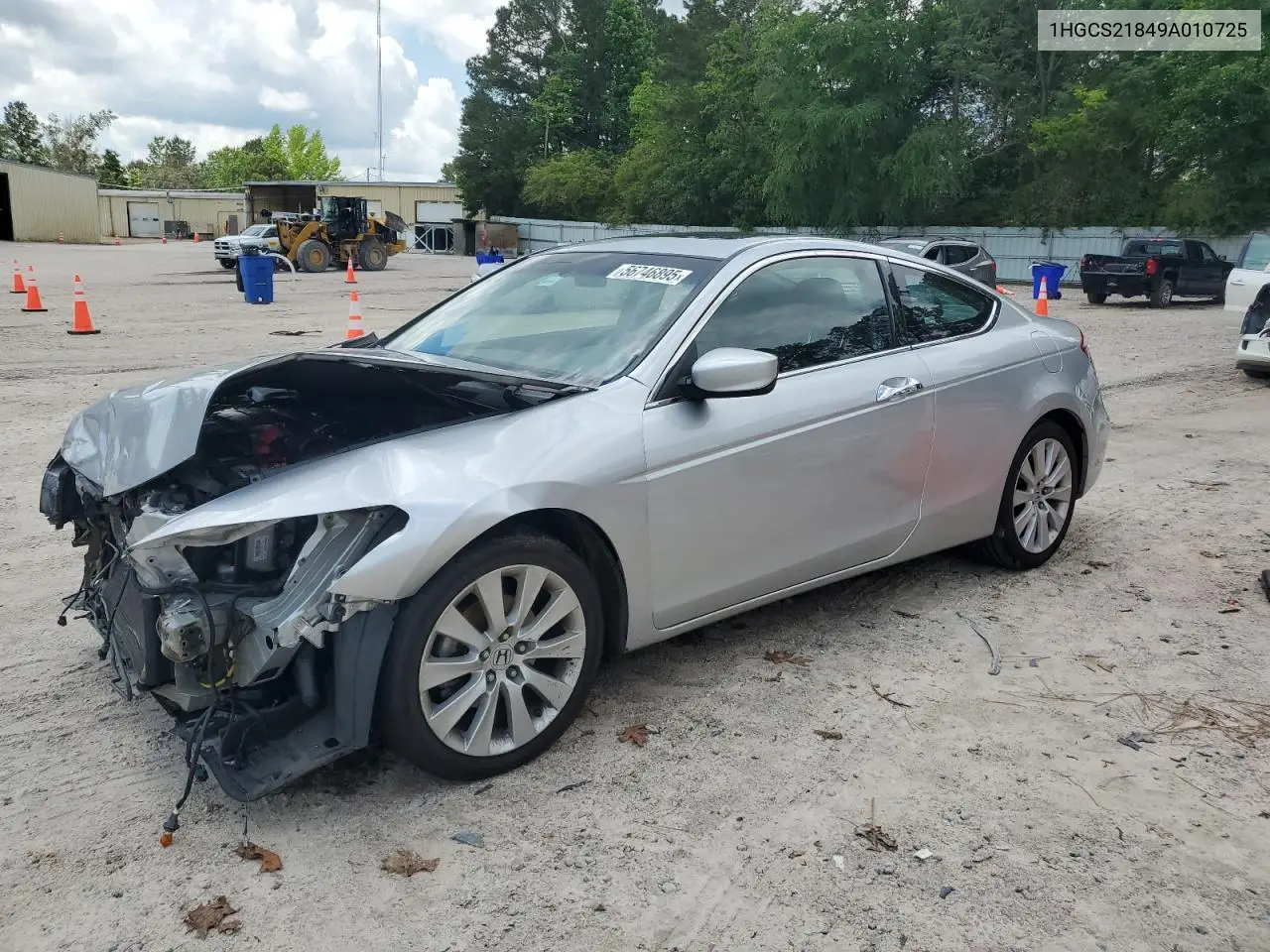 2009 Honda Accord Exl VIN: 1HGCS21849A010725 Lot: 56746895