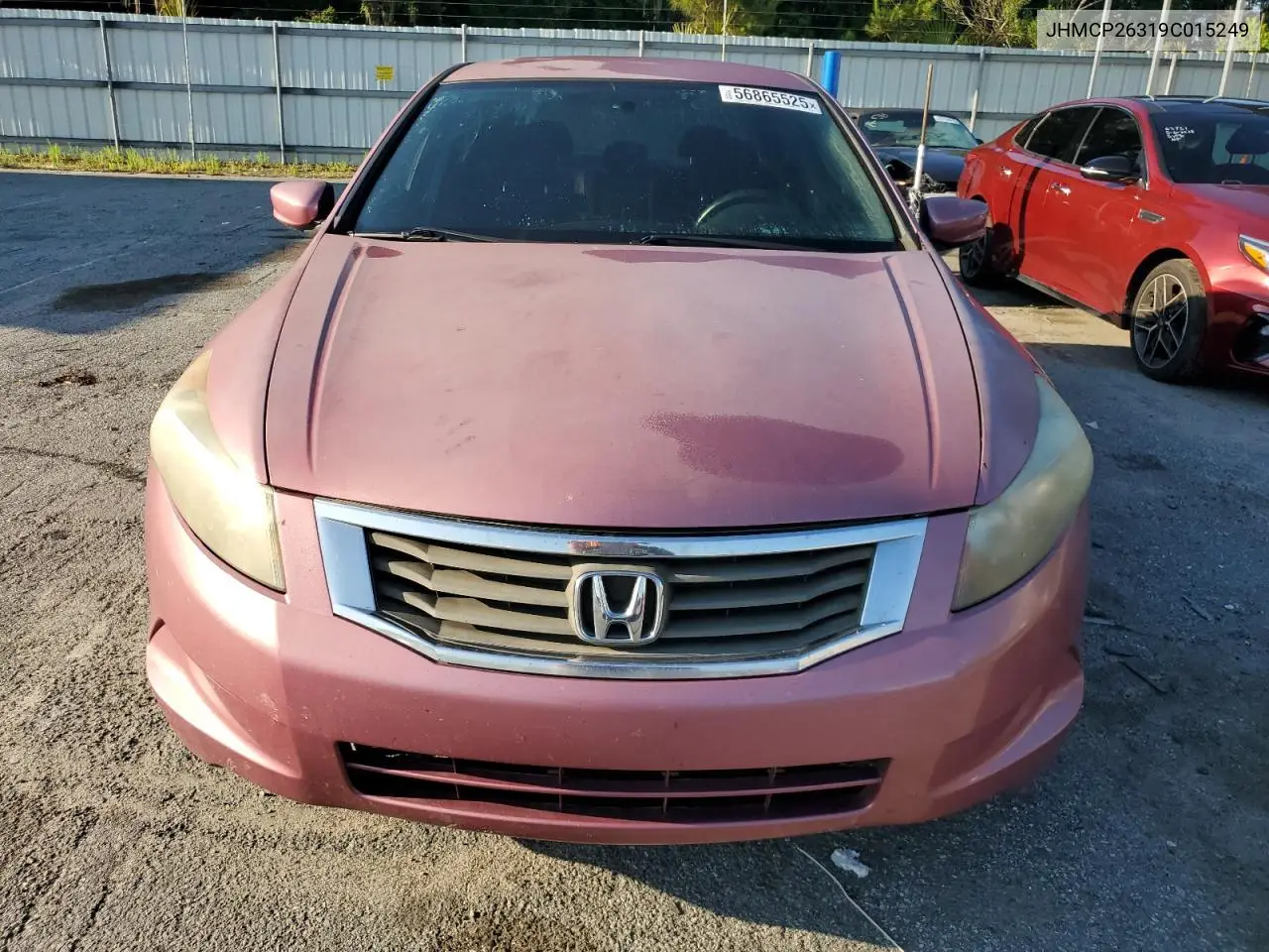 2009 Honda Accord Lx VIN: JHMCP26319C015249 Lot: 56865525