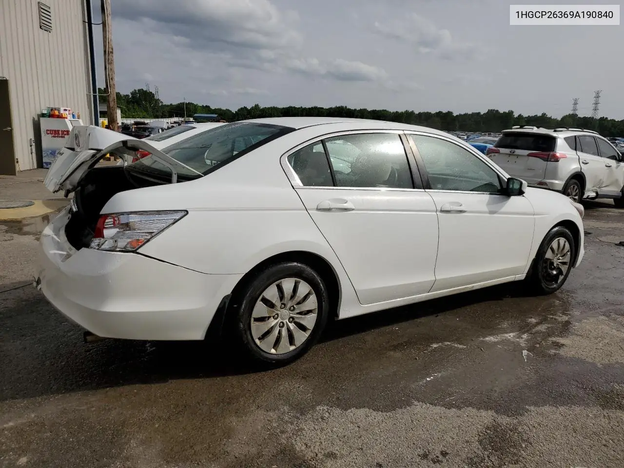 2009 Honda Accord Lx VIN: 1HGCP26369A190840 Lot: 56955445