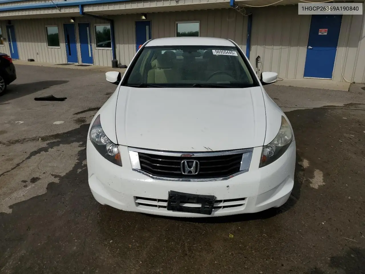 2009 Honda Accord Lx VIN: 1HGCP26369A190840 Lot: 56955445