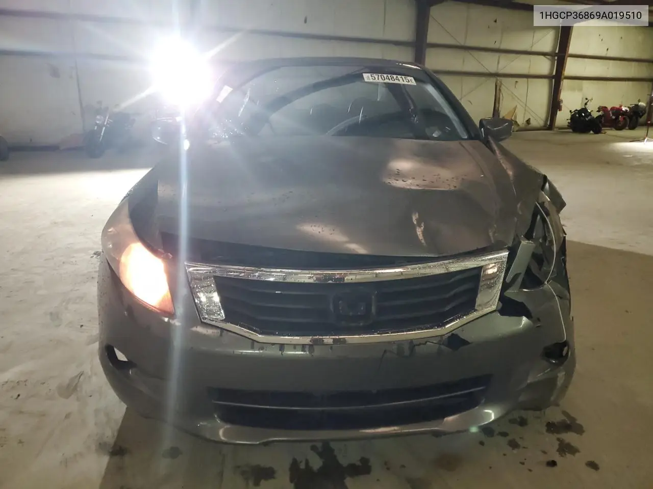 2009 Honda Accord Exl VIN: 1HGCP36869A019510 Lot: 57048415