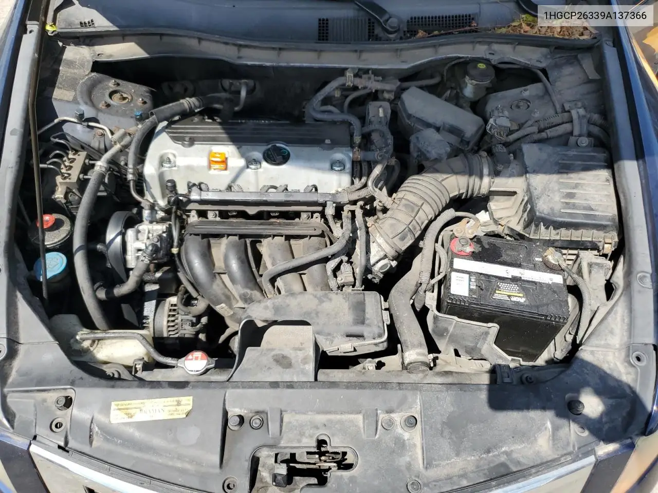 2009 Honda Accord Lx VIN: 1HGCP26339A137366 Lot: 57077485