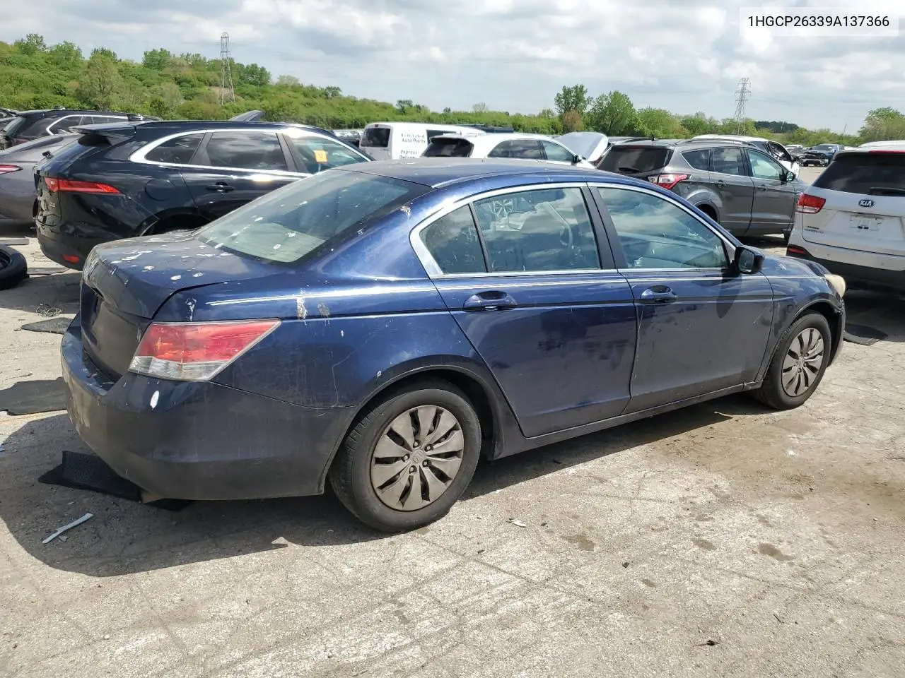 2009 Honda Accord Lx VIN: 1HGCP26339A137366 Lot: 57077485