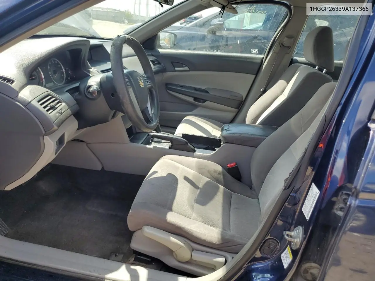 2009 Honda Accord Lx VIN: 1HGCP26339A137366 Lot: 57077485