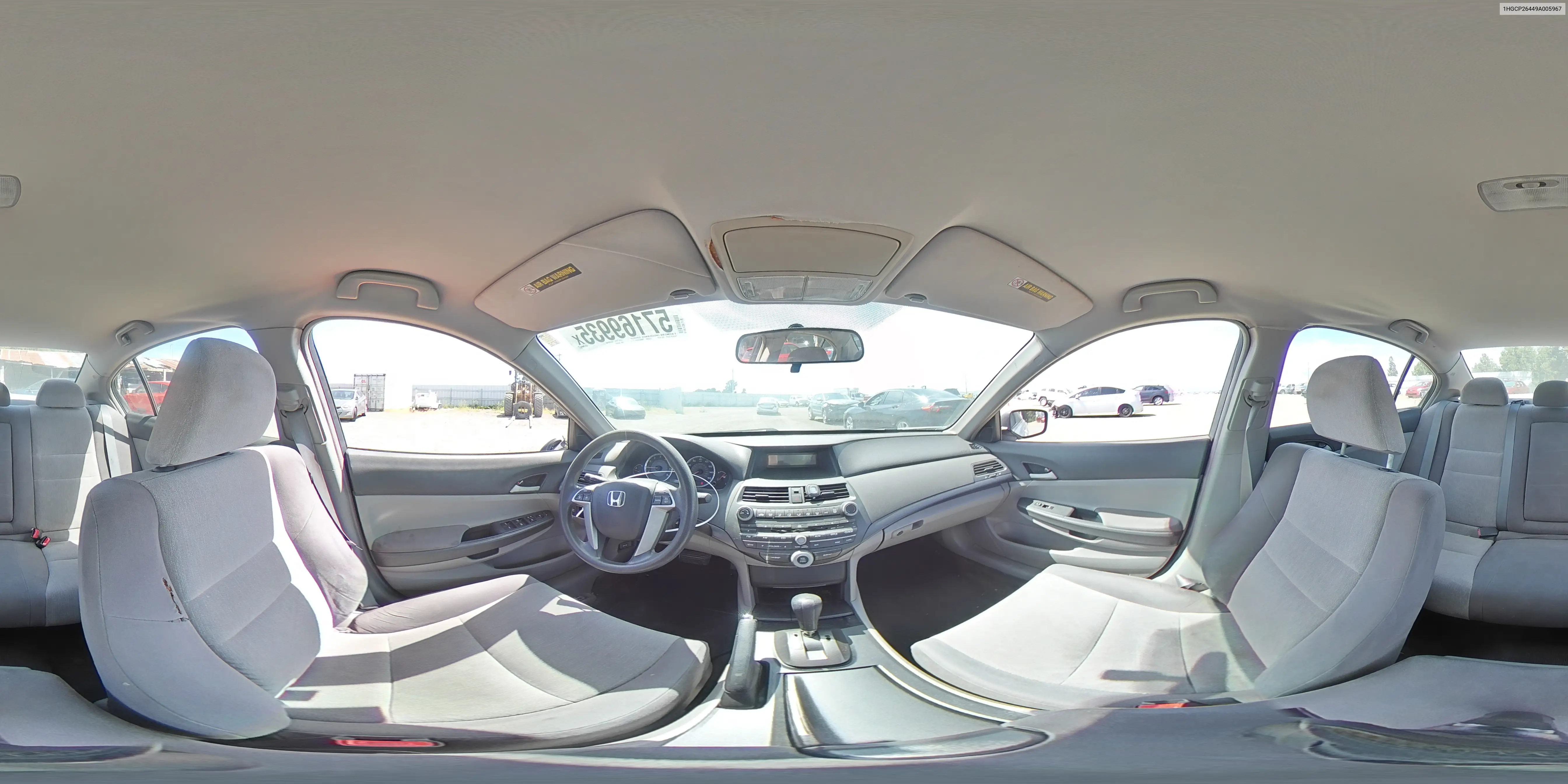 2009 Honda Accord Lxp VIN: 1HGCP26449A005967 Lot: 57169935