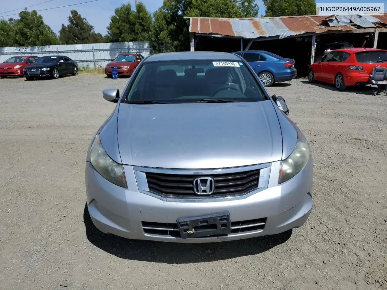 2009 Honda Accord Lxp VIN: 1HGCP26449A005967 Lot: 57169935