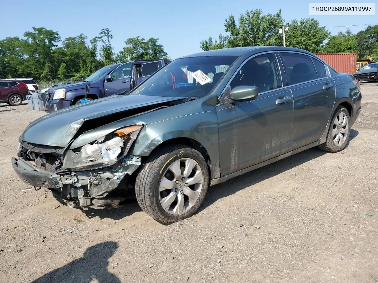 2009 Honda Accord Exl VIN: 1HGCP26899A119997 Lot: 62331995