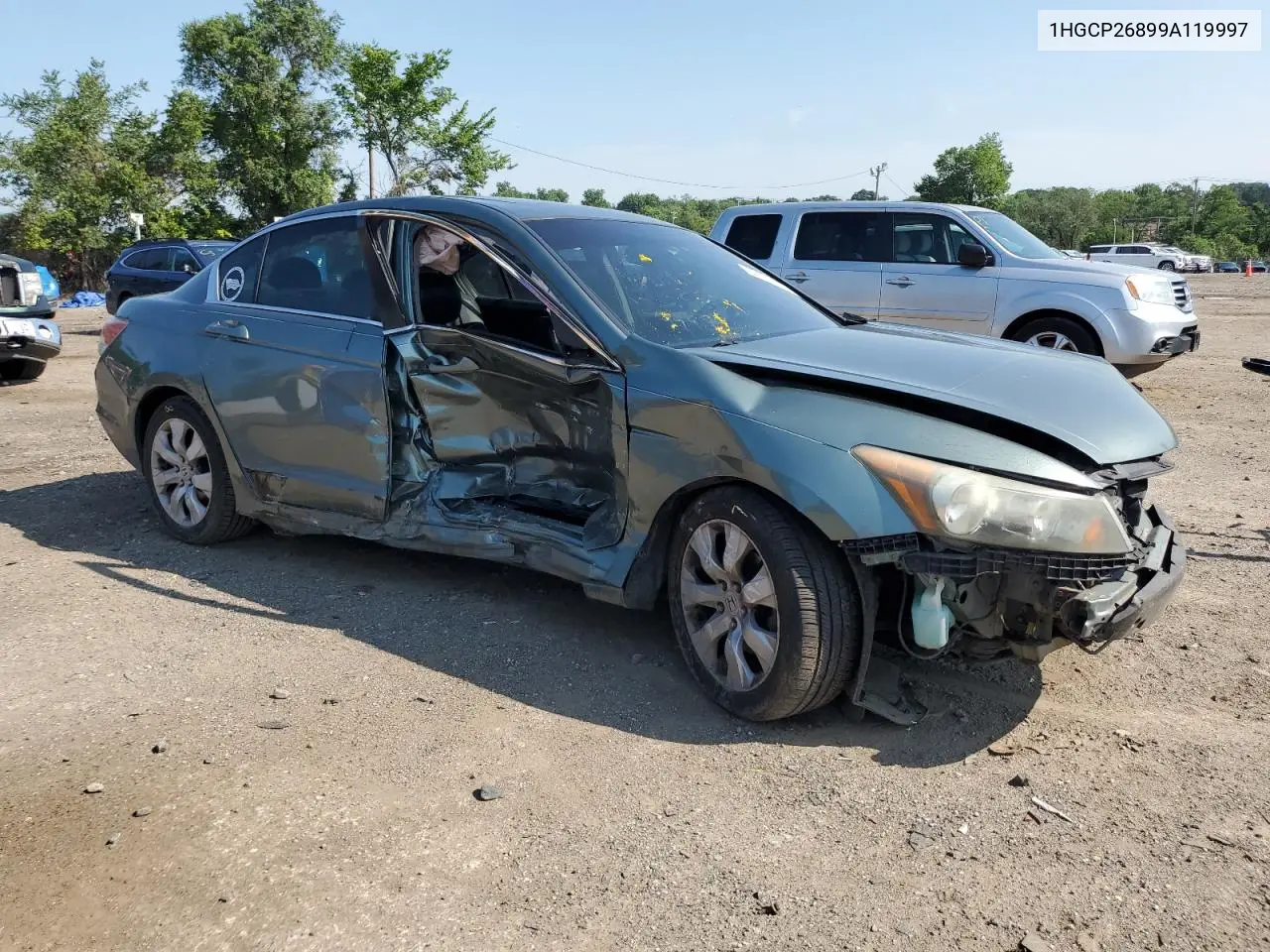 2009 Honda Accord Exl VIN: 1HGCP26899A119997 Lot: 62331995