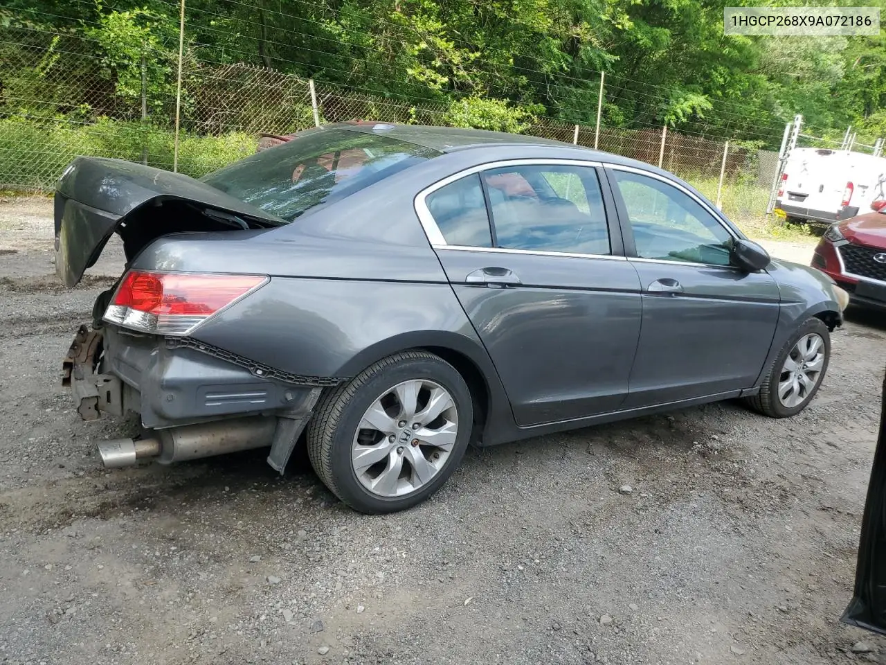 2009 Honda Accord Exl VIN: 1HGCP268X9A072186 Lot: 62534395