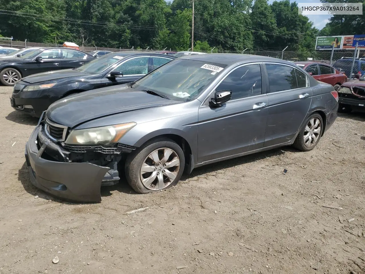 2009 Honda Accord Ex VIN: 1HGCP367X9A013264 Lot: 62683305