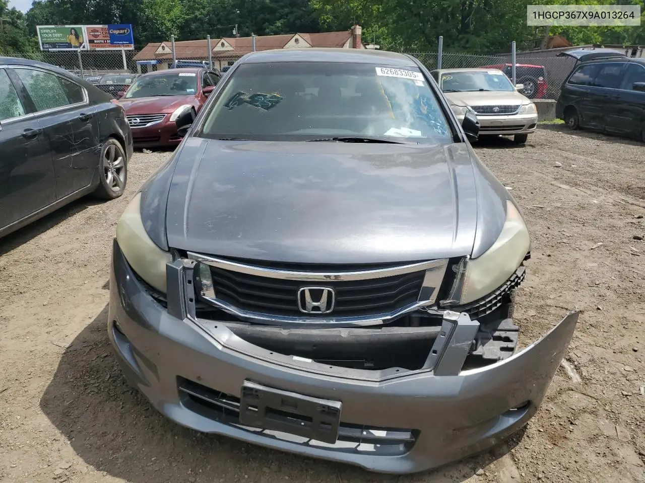 2009 Honda Accord Ex VIN: 1HGCP367X9A013264 Lot: 62683305