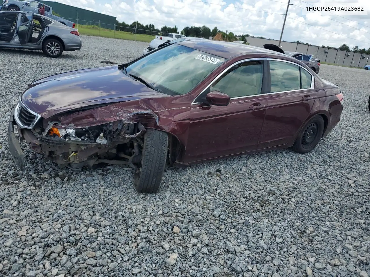2009 Honda Accord Lxp VIN: 1HGCP26419A023682 Lot: 63007515