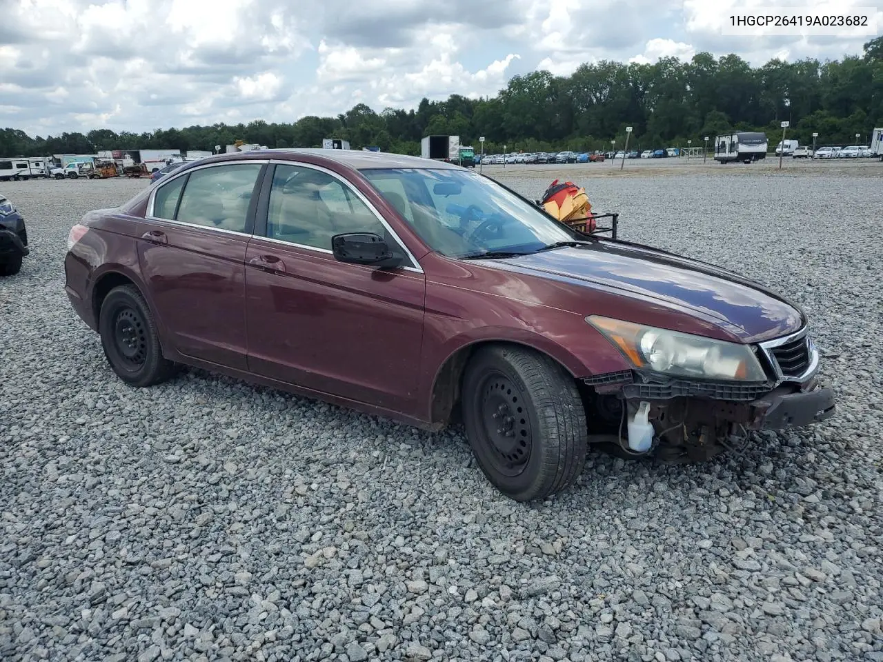 2009 Honda Accord Lxp VIN: 1HGCP26419A023682 Lot: 63007515