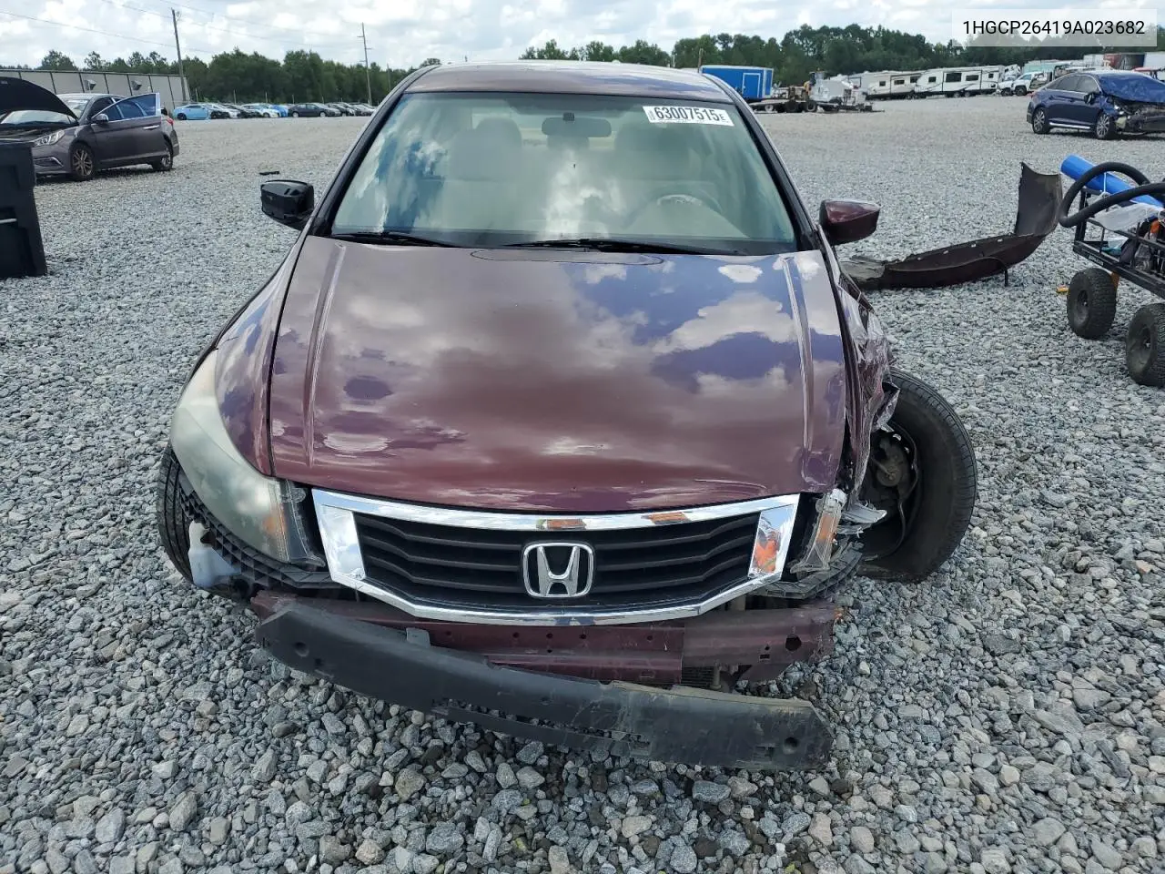 2009 Honda Accord Lxp VIN: 1HGCP26419A023682 Lot: 63007515