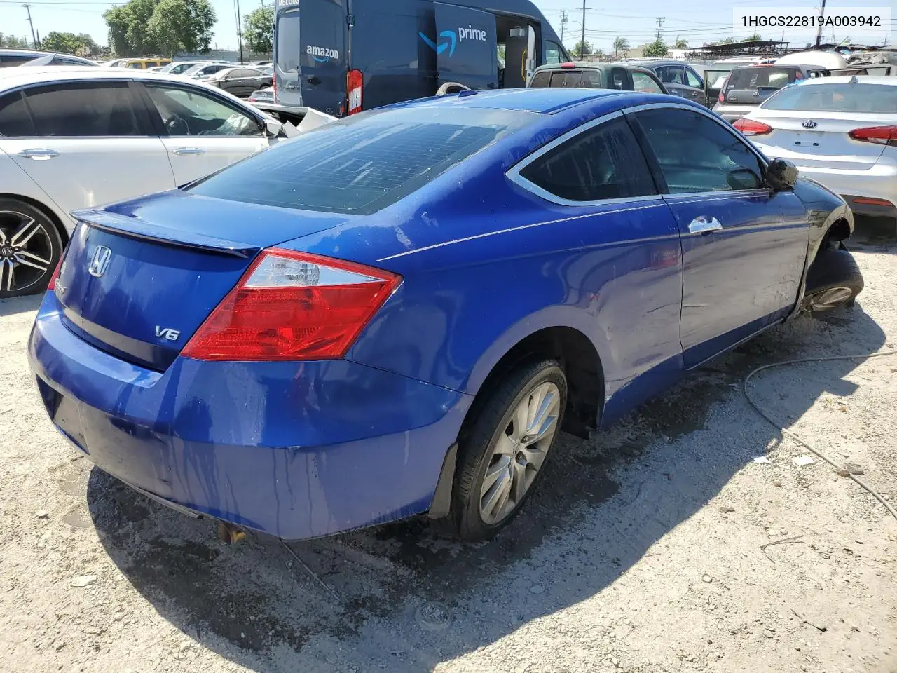 2009 Honda Accord Exl VIN: 1HGCS22819A003942 Lot: 63109055