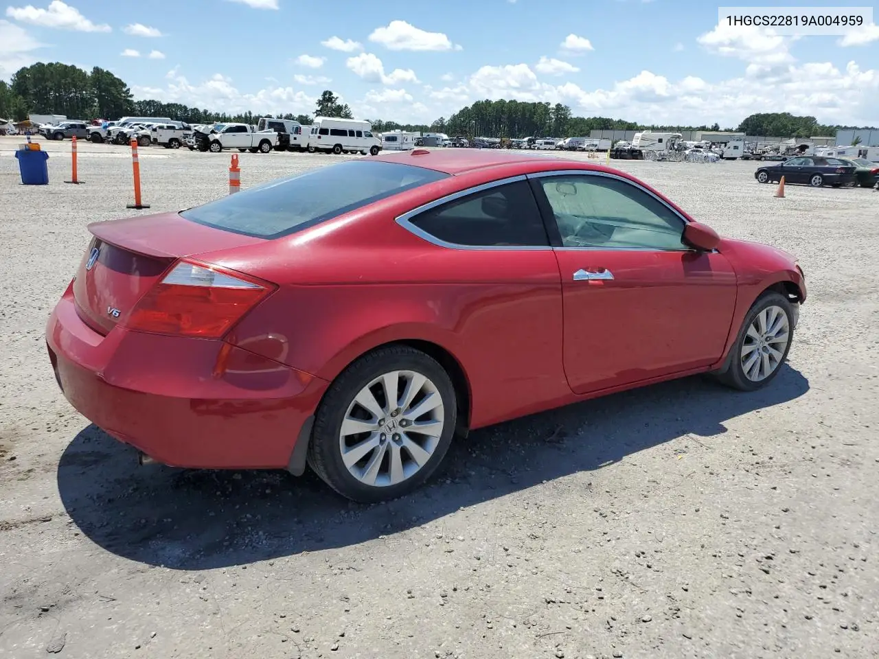 2009 Honda Accord Exl VIN: 1HGCS22819A004959 Lot: 63153145