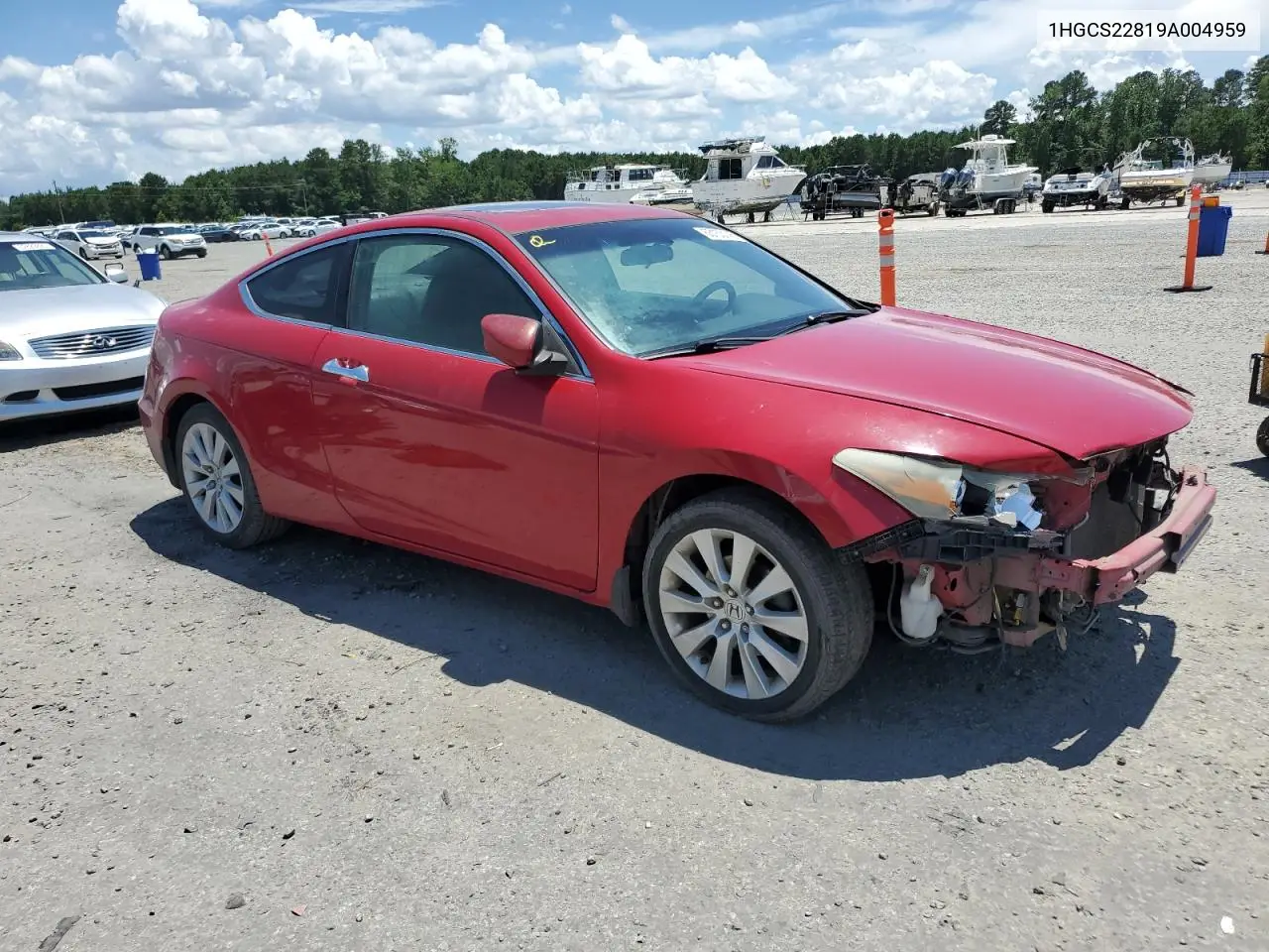 2009 Honda Accord Exl VIN: 1HGCS22819A004959 Lot: 63153145