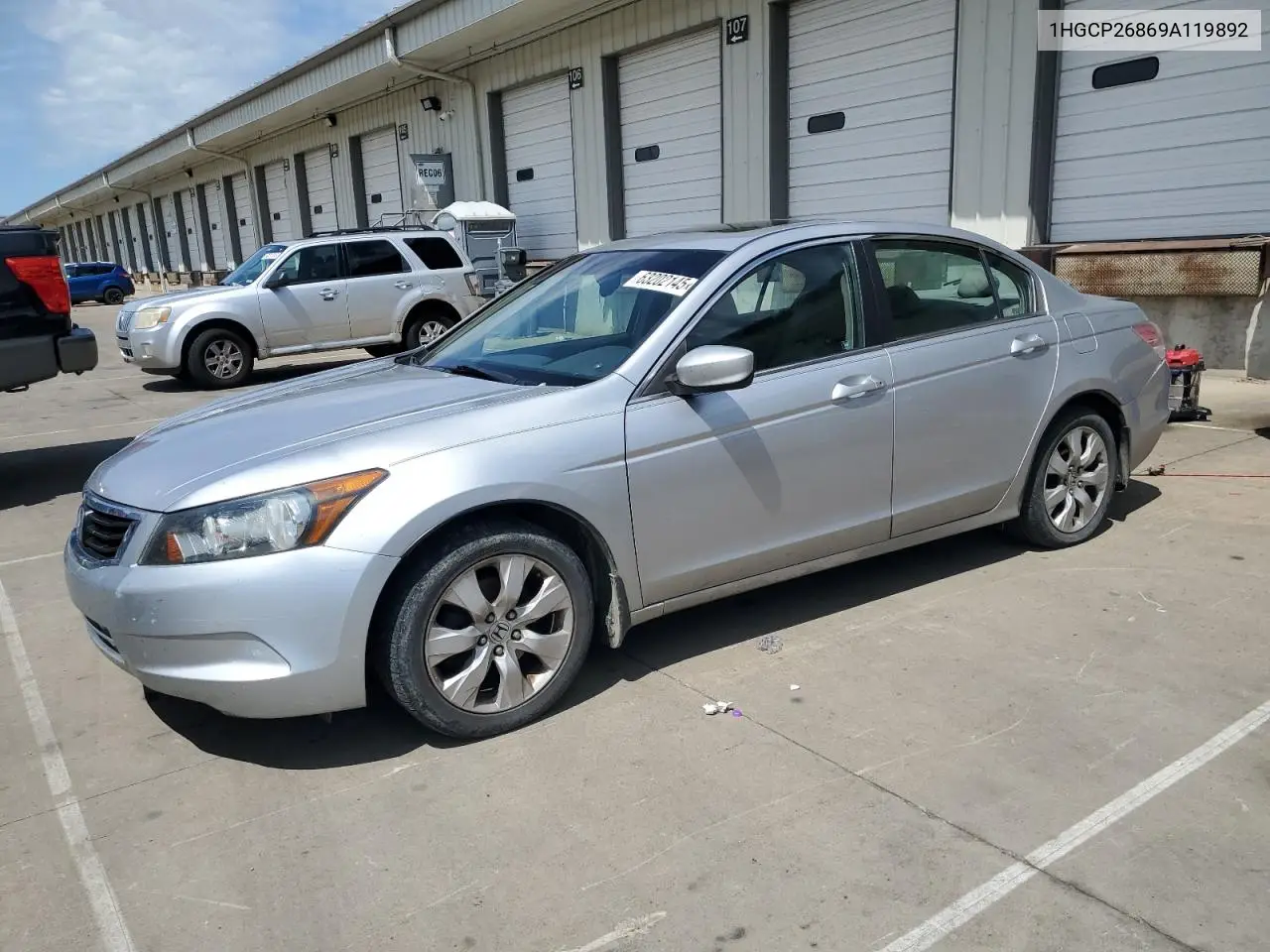 2009 Honda Accord Exl VIN: 1HGCP26869A119892 Lot: 63202145