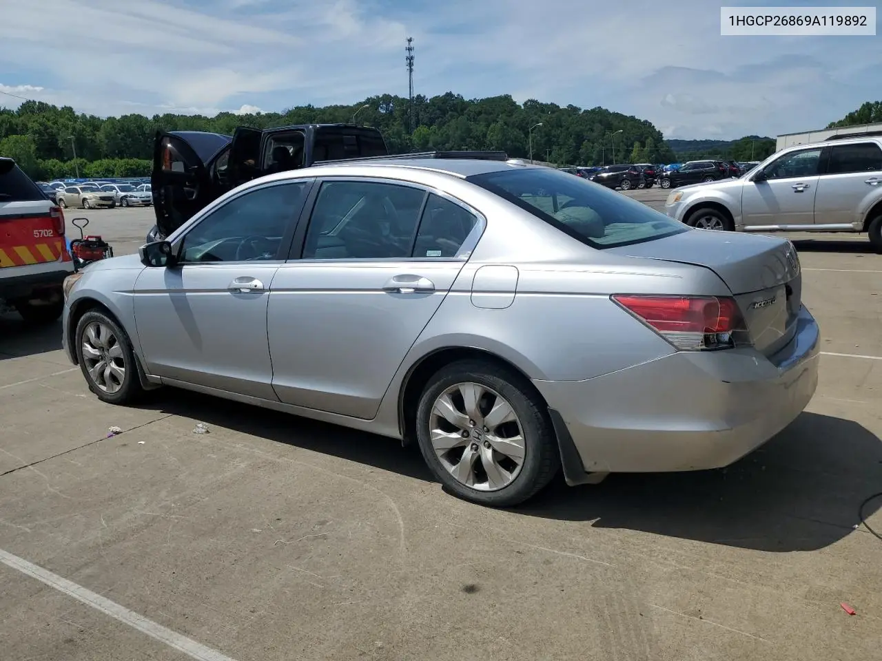 2009 Honda Accord Exl VIN: 1HGCP26869A119892 Lot: 63202145