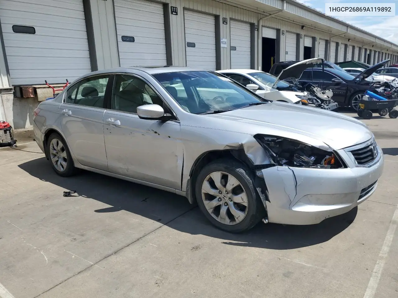 2009 Honda Accord Exl VIN: 1HGCP26869A119892 Lot: 63202145