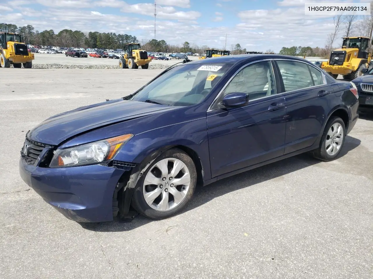 2010 Honda Accord Ex VIN: 1HGCP2F79AA092134 Lot: 47959315
