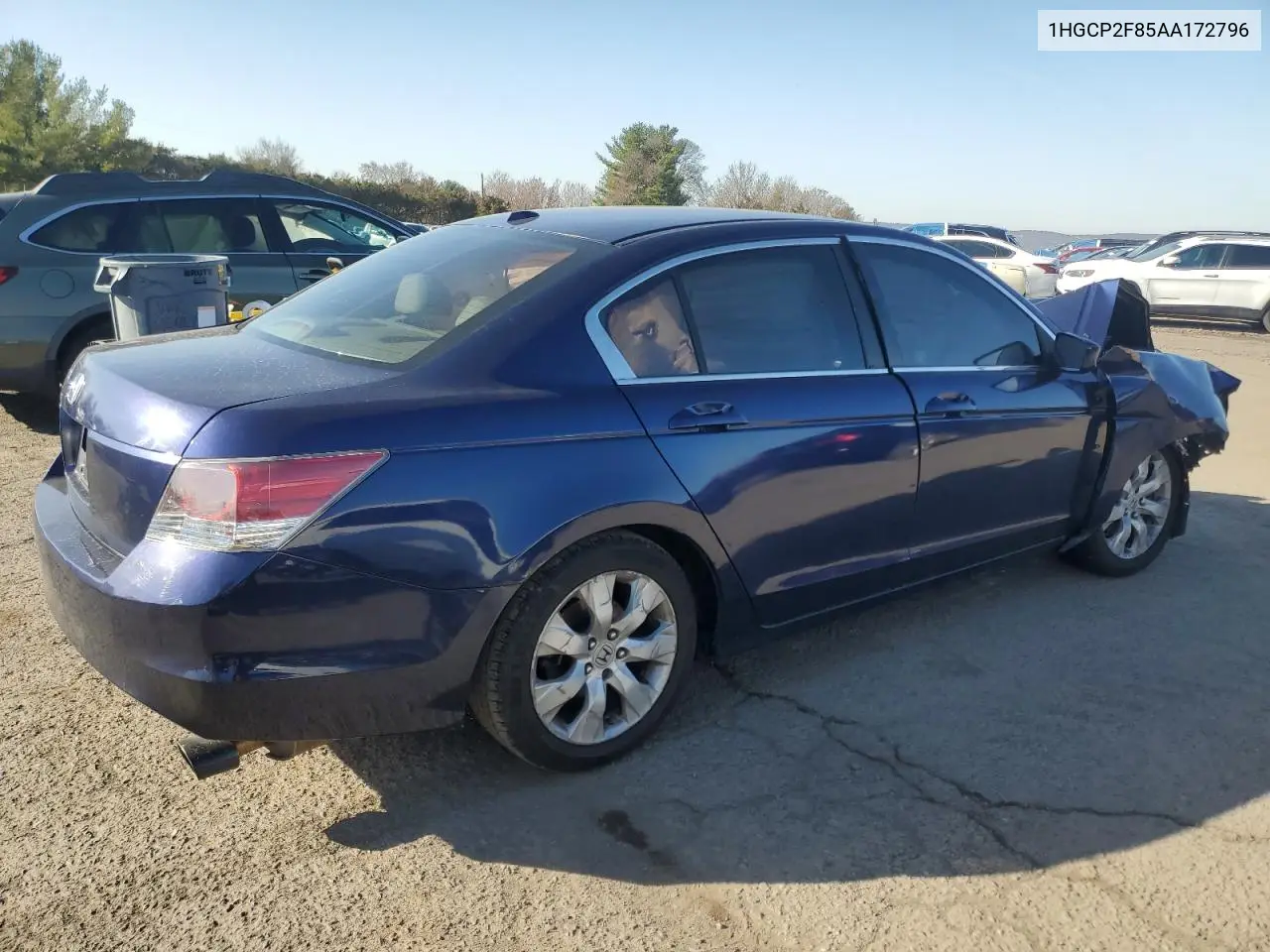 2010 Honda Accord Exl VIN: 1HGCP2F85AA172796 Lot: 49642165