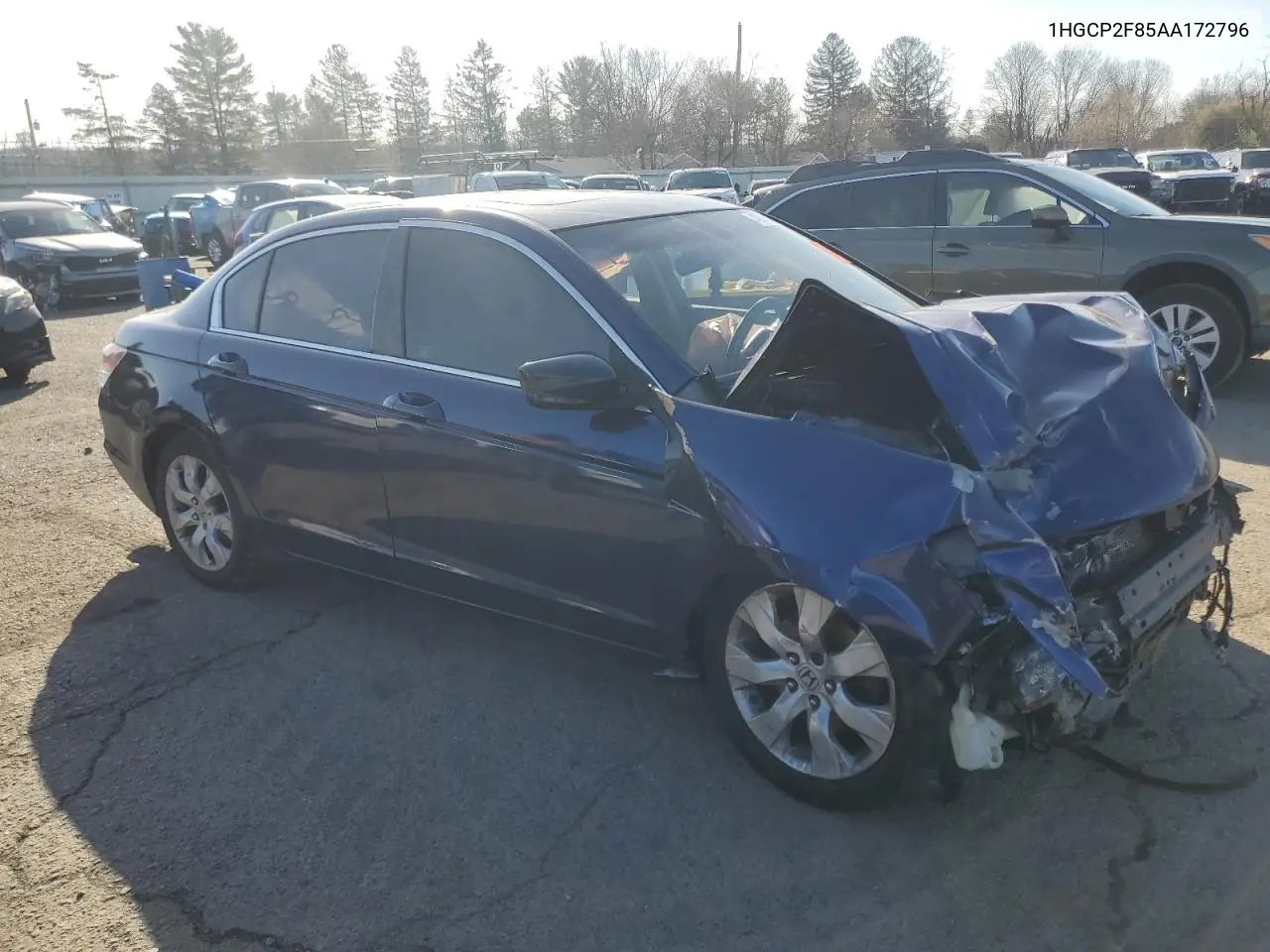2010 Honda Accord Exl VIN: 1HGCP2F85AA172796 Lot: 49642165