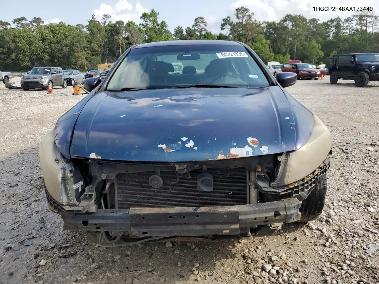 2010 Honda Accord Lxp VIN: 1HGCP2F48AA173440 Lot: 54321835