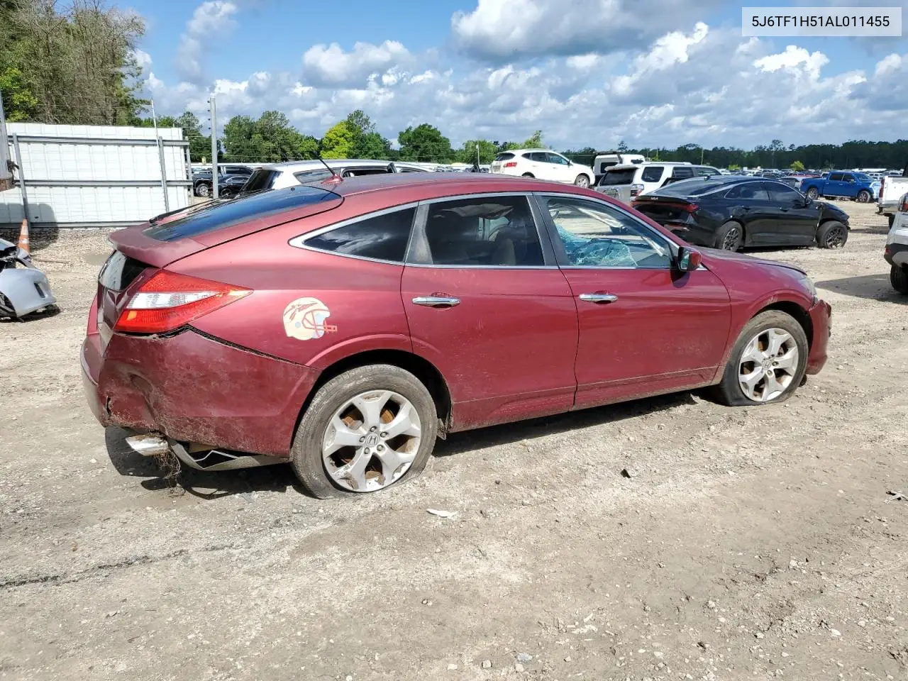 2010 Honda Accord Crosstour Exl VIN: 5J6TF1H51AL011455 Lot: 55459135