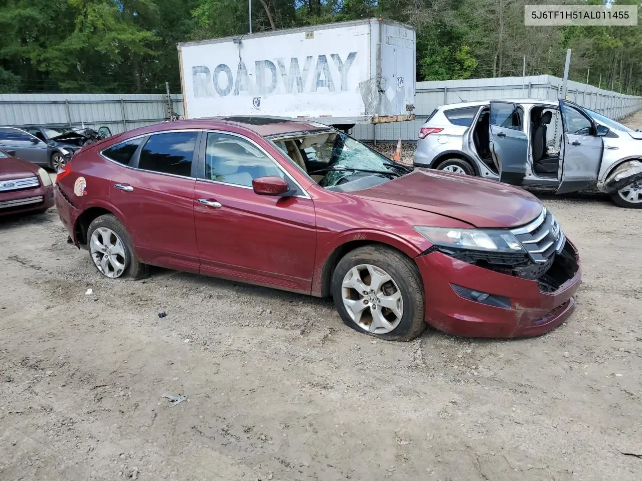 2010 Honda Accord Crosstour Exl VIN: 5J6TF1H51AL011455 Lot: 55459135