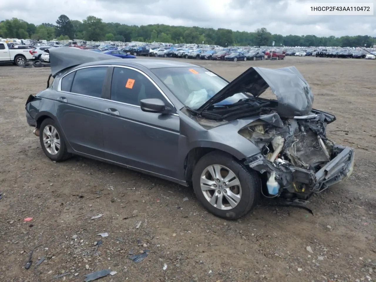2010 Honda Accord Lxp VIN: 1HGCP2F43AA110472 Lot: 56197755