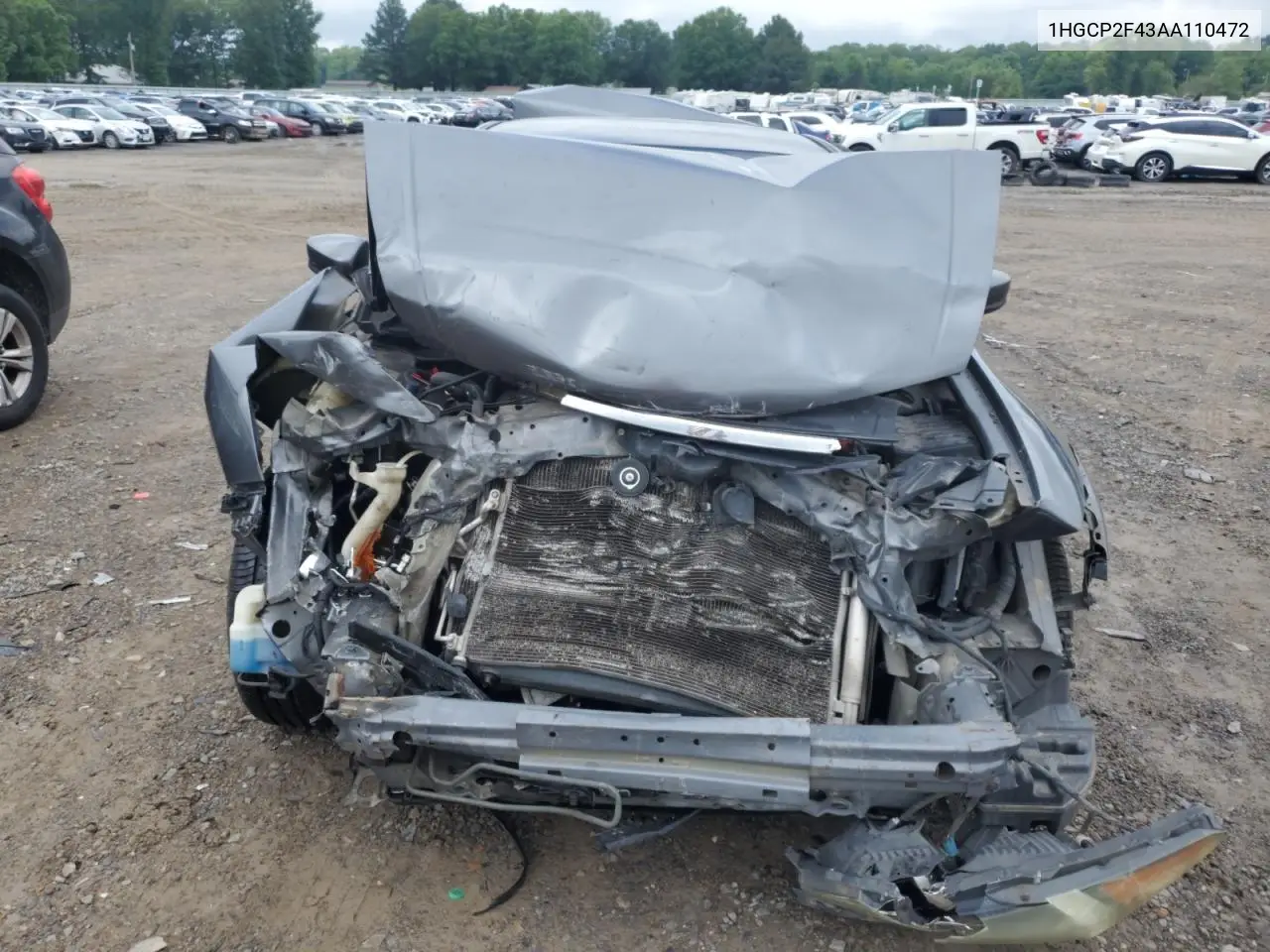 2010 Honda Accord Lxp VIN: 1HGCP2F43AA110472 Lot: 56197755