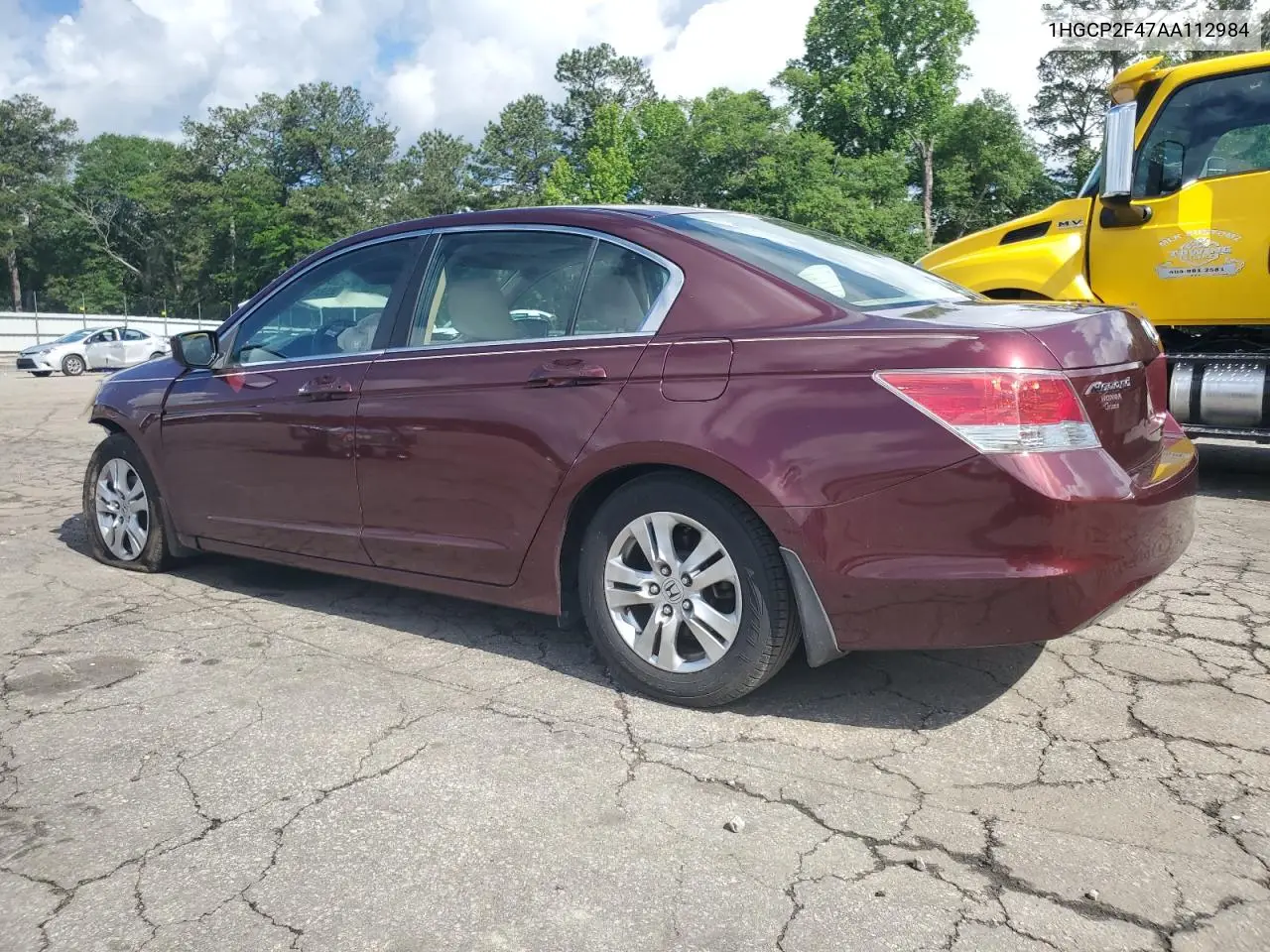 2010 Honda Accord Lxp VIN: 1HGCP2F47AA112984 Lot: 56664825