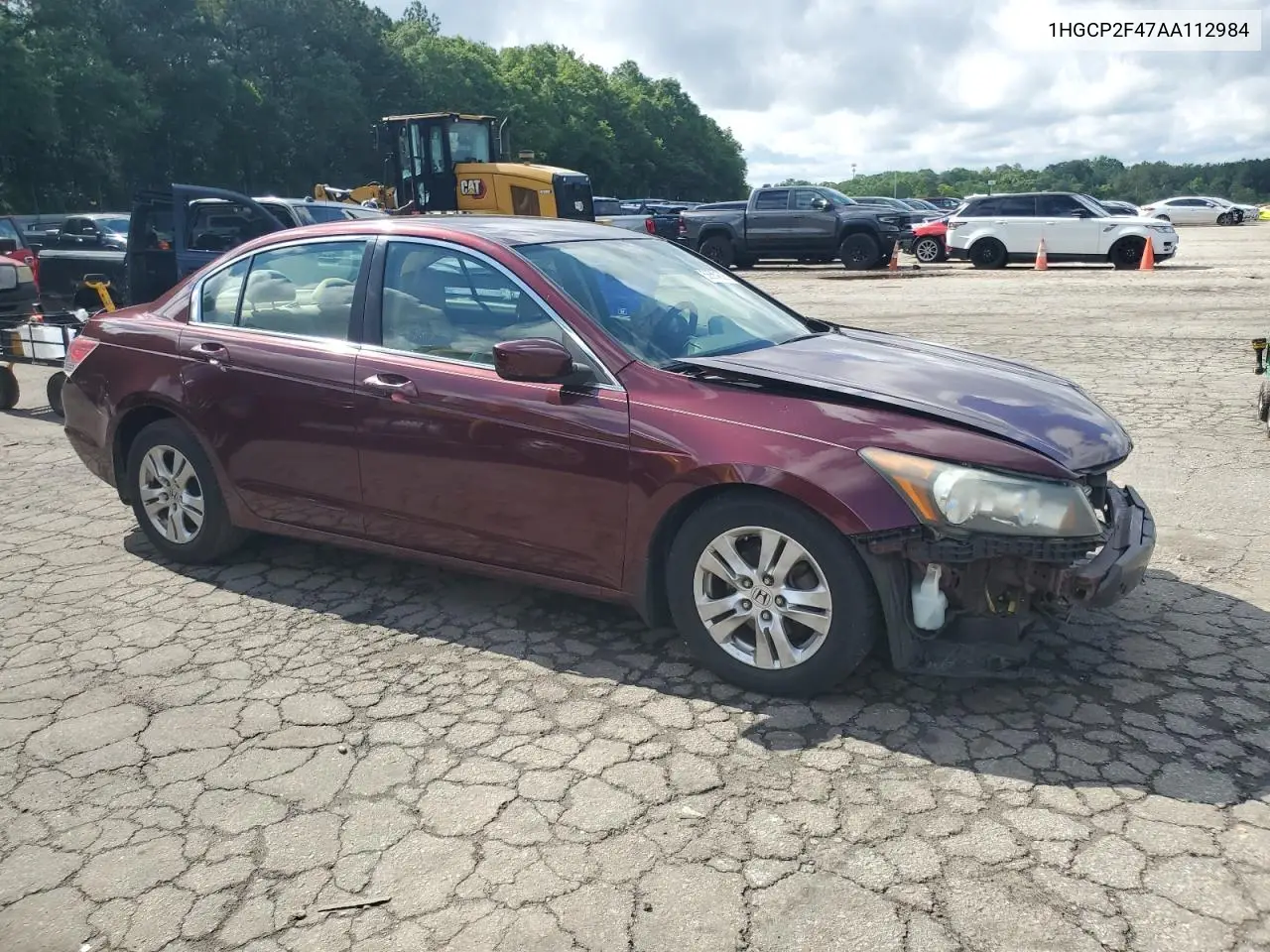 2010 Honda Accord Lxp VIN: 1HGCP2F47AA112984 Lot: 56664825