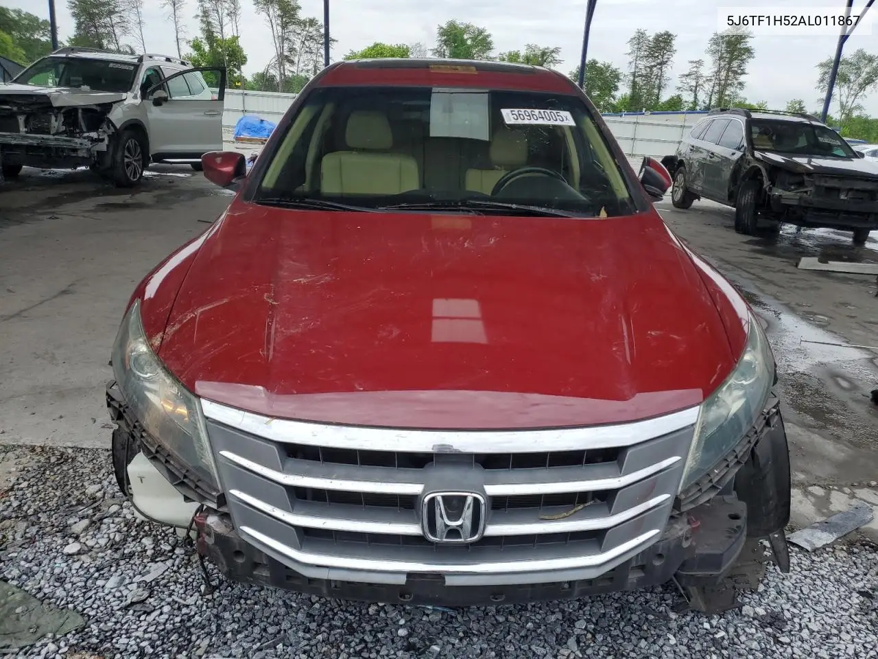 2010 Honda Accord Crosstour Exl VIN: 5J6TF1H52AL011867 Lot: 56964005