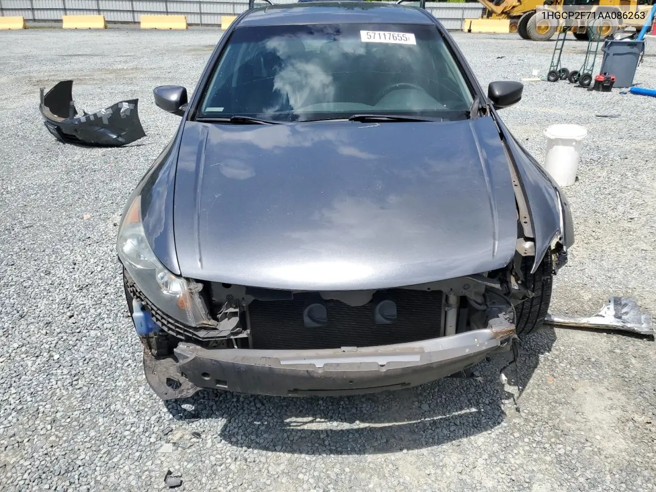 2010 Honda Accord Ex VIN: 1HGCP2F71AA086263 Lot: 57117655
