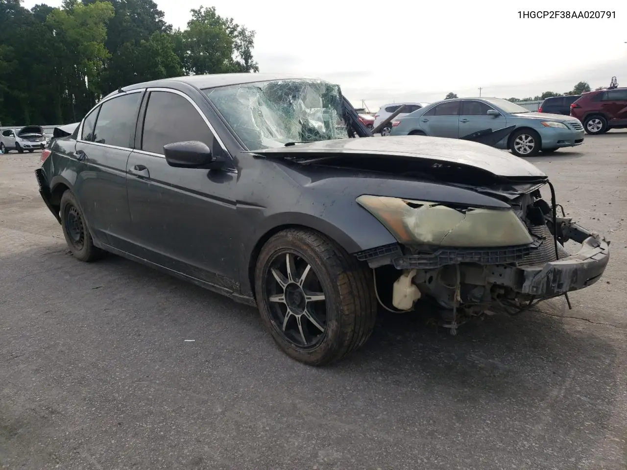 2010 Honda Accord Lx VIN: 1HGCP2F38AA020791 Lot: 57842265