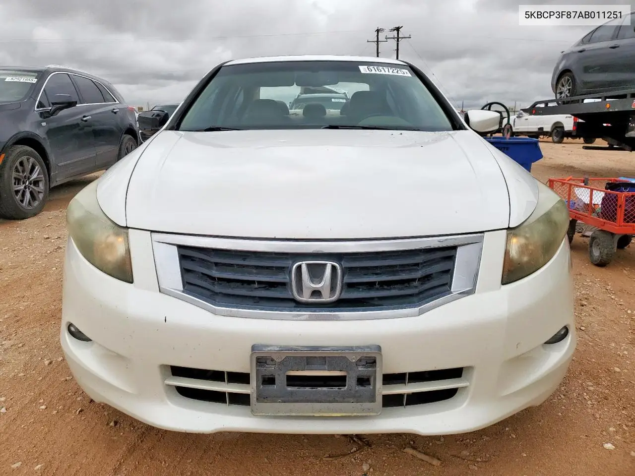 2010 Honda Accord Exl VIN: 5KBCP3F87AB011251 Lot: 61617225