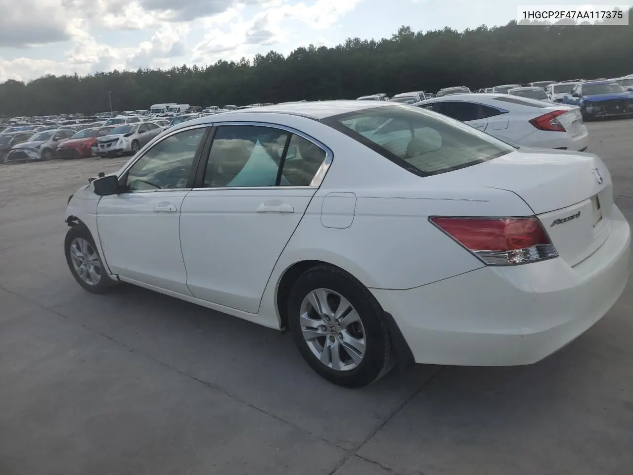 2010 Honda Accord Lxp VIN: 1HGCP2F47AA117375 Lot: 61823415