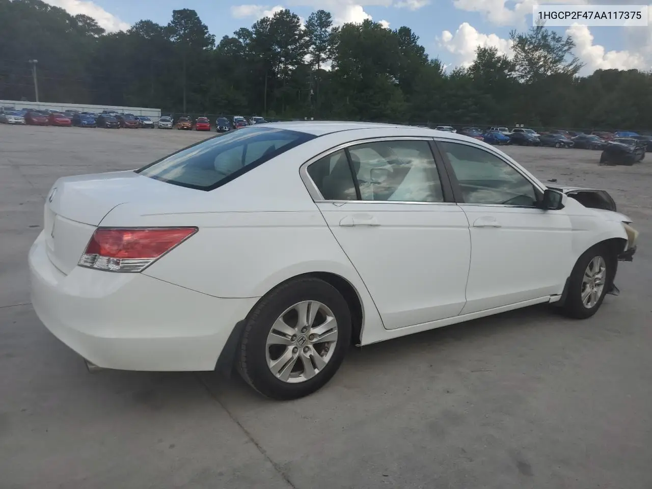 2010 Honda Accord Lxp VIN: 1HGCP2F47AA117375 Lot: 61823415