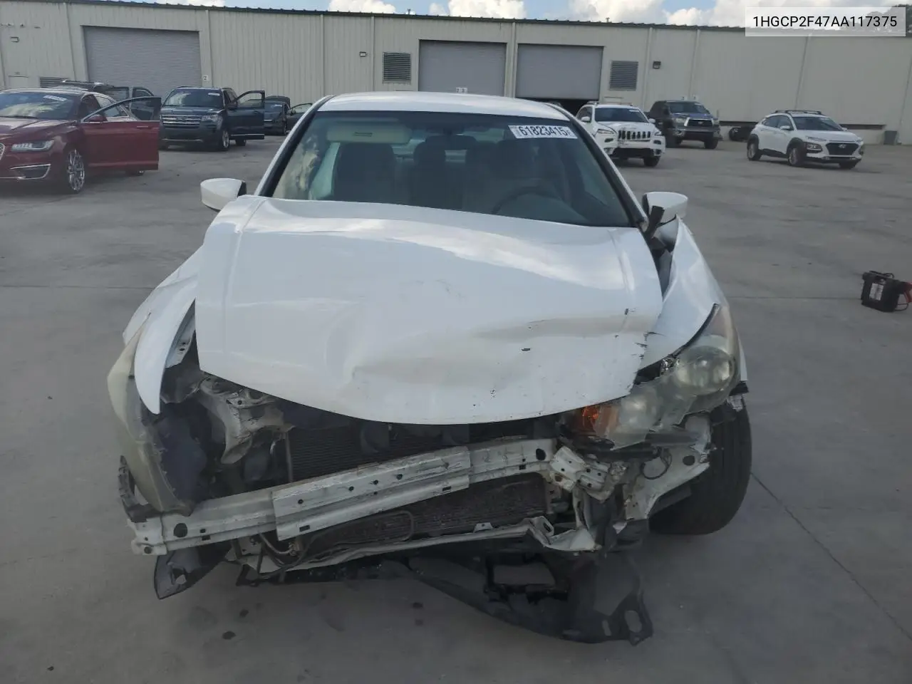 2010 Honda Accord Lxp VIN: 1HGCP2F47AA117375 Lot: 61823415