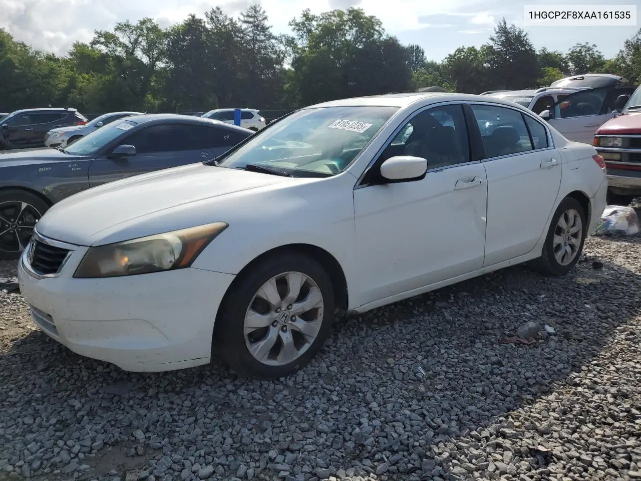 2010 Honda Accord Exl VIN: 1HGCP2F8XAA161535 Lot: 61951235