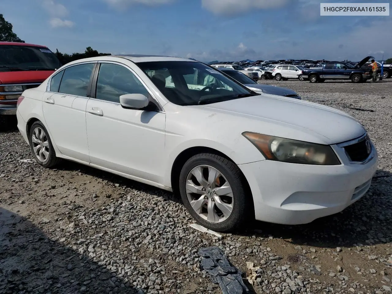 2010 Honda Accord Exl VIN: 1HGCP2F8XAA161535 Lot: 61951235