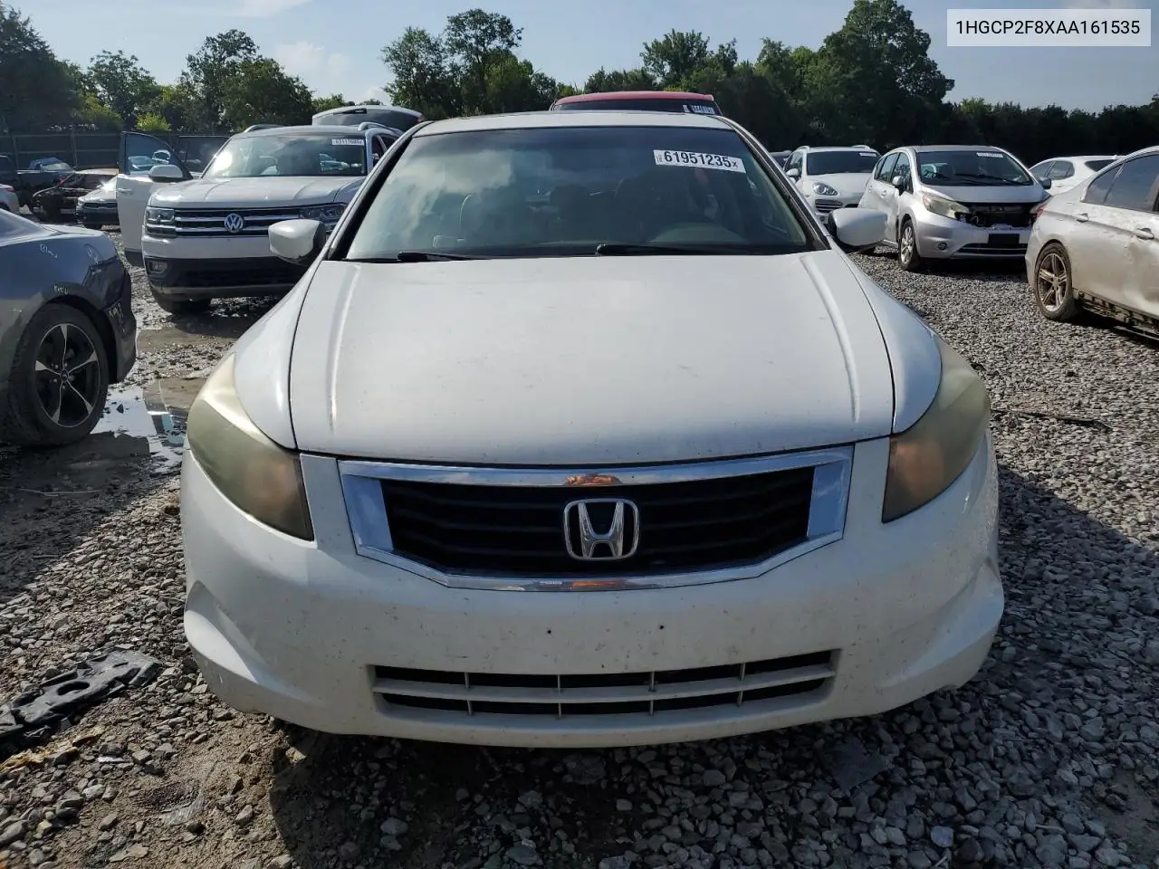 2010 Honda Accord Exl VIN: 1HGCP2F8XAA161535 Lot: 61951235