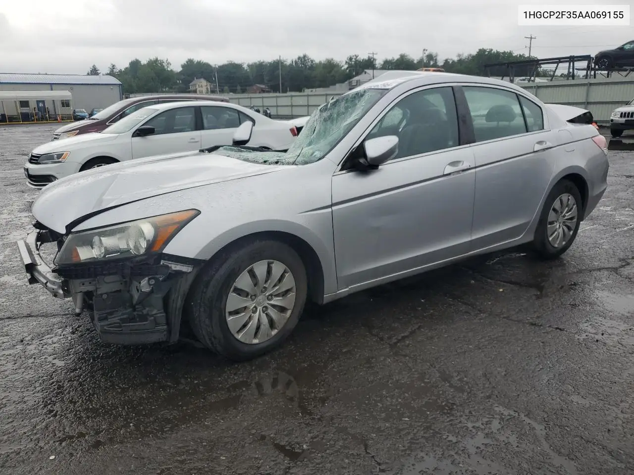 2010 Honda Accord Lx VIN: 1HGCP2F35AA069155 Lot: 62036295