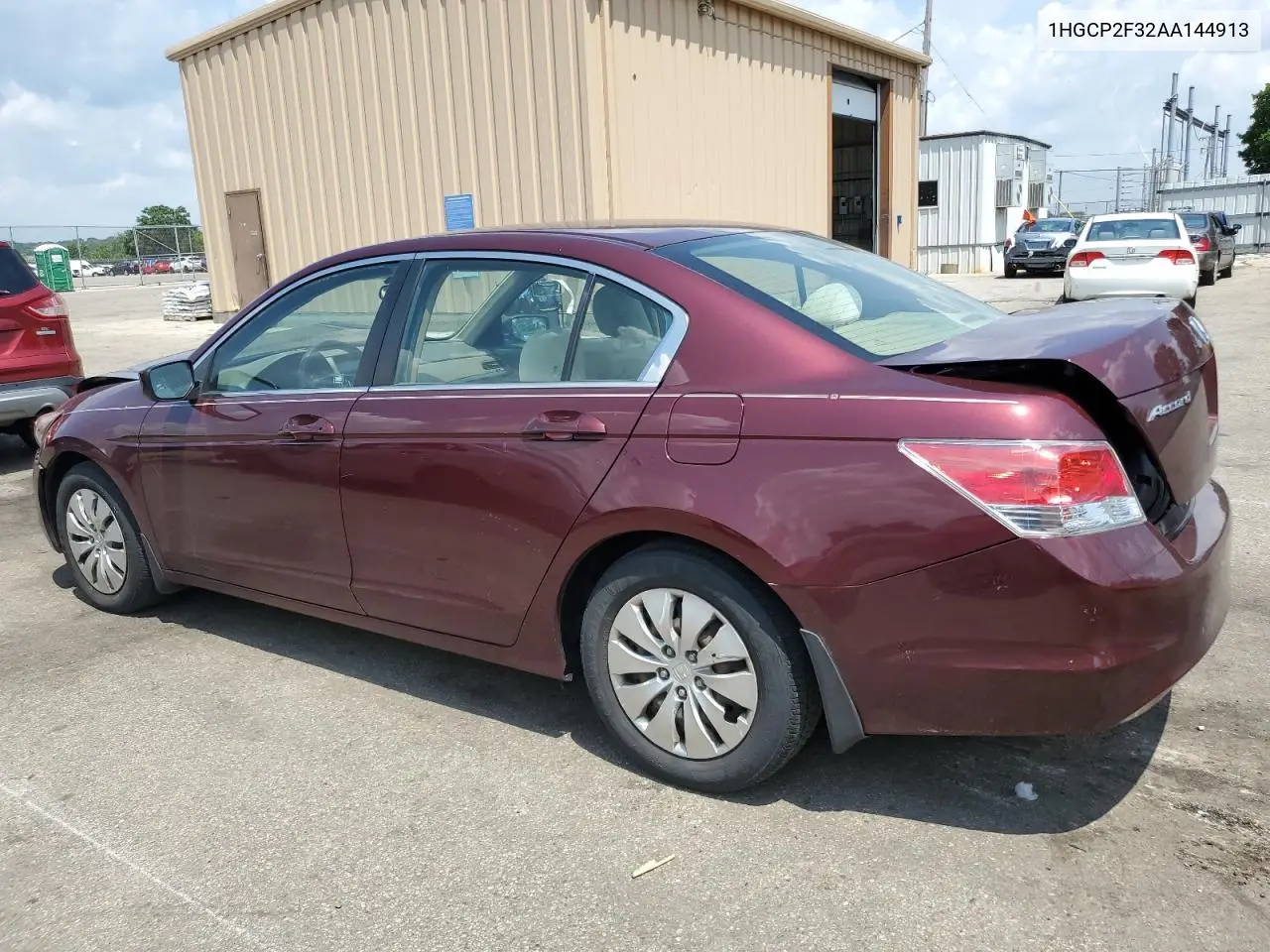 2010 Honda Accord Lx VIN: 1HGCP2F32AA144913 Lot: 62195235