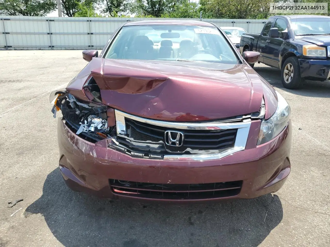 2010 Honda Accord Lx VIN: 1HGCP2F32AA144913 Lot: 62195235