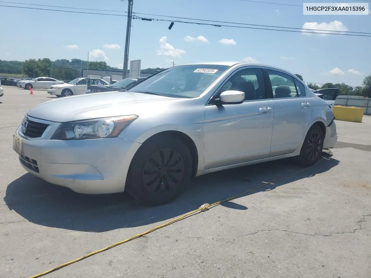 2010 Honda Accord Lx VIN: 1HGCP2F3XAA015396 Lot: 62292325