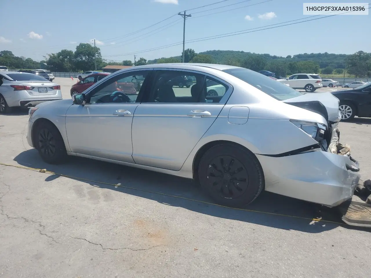 2010 Honda Accord Lx VIN: 1HGCP2F3XAA015396 Lot: 62292325